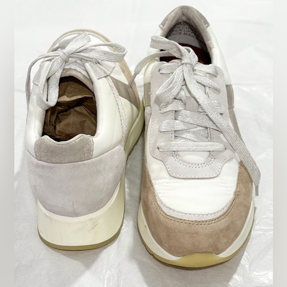 Munro Piper Sneakers 6WW White Combo Suede Leather Comfort Shoes - Picture 7 of 13